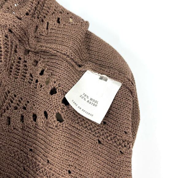 ST. Johns Sport Wool Knit Dress Brown Size Small Sleeveless - Picture 6 of 9